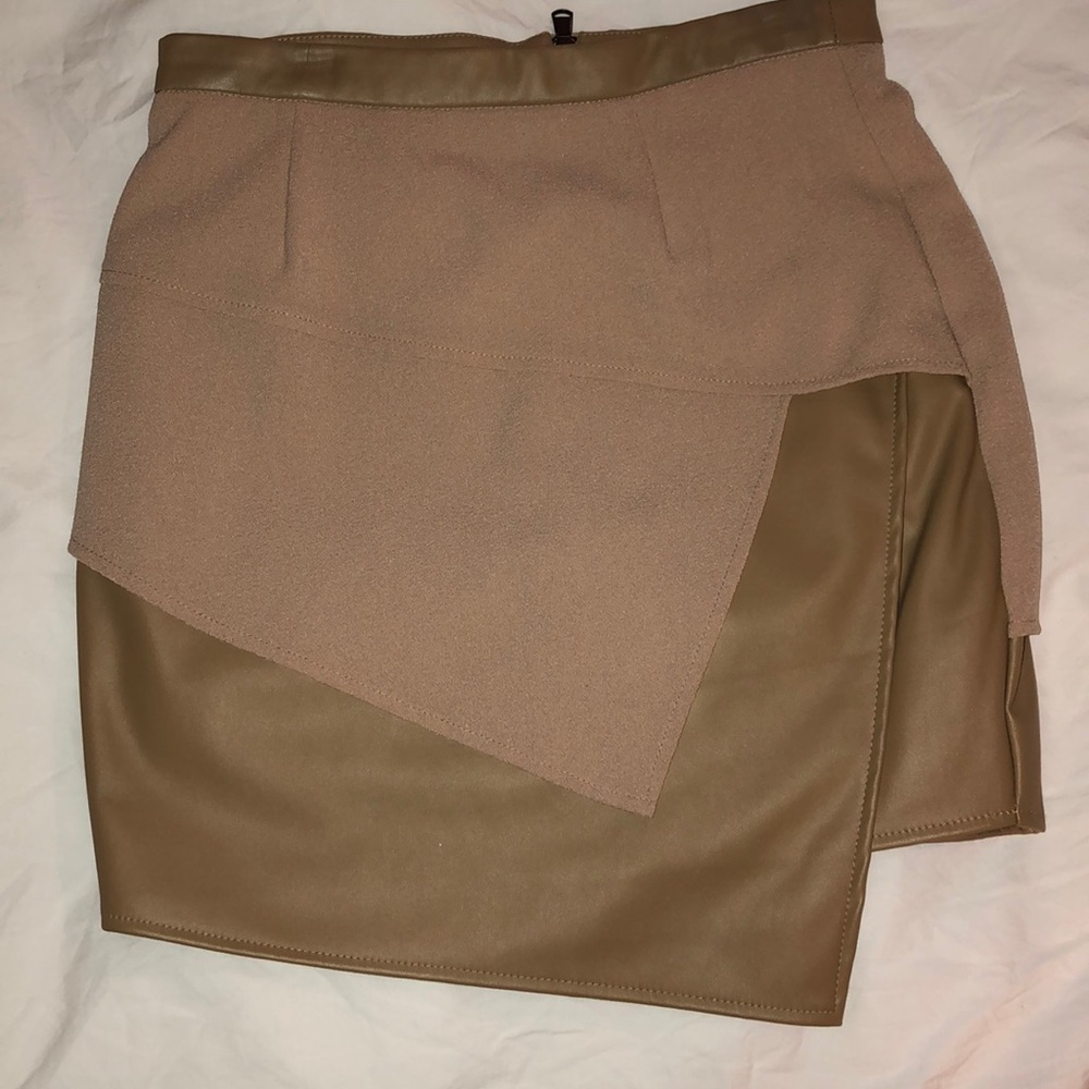 Pleather skirt